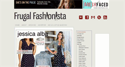 Desktop Screenshot of frugal-fashionistas.com